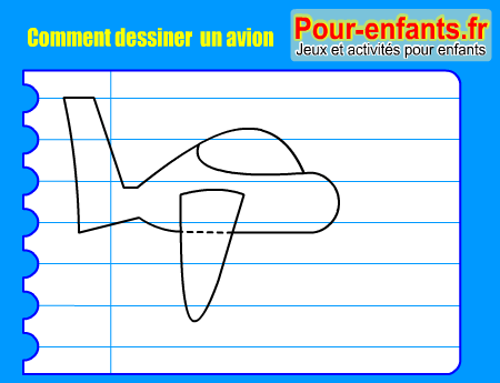 Apprendre à dessiner un avion. Comment dessiner un avion par étapes.