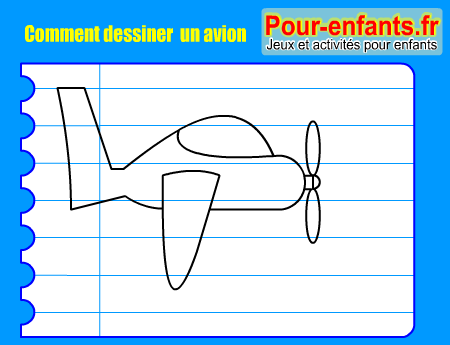 Apprendre à dessiner un avion. Comment dessiner un avion par étapes.