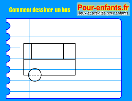 Apprendre à dessiner un car bus autocar autobus. Comment dessiner un car par étapes.